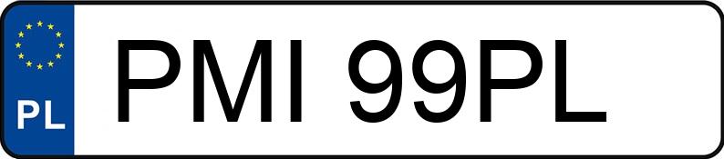 Numer rejestracyjny PMI 99PL posiada AUDI A4 1.9 TDi Kat. MR`00 E3 8E A4 1.9 TDi Kat. MR`00 E3 8E - PMI99PL
