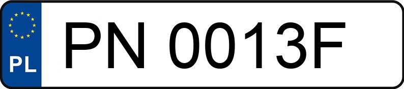 Numer rejestracyjny PN 0013F posiada MERCEDES-BENZ GLE 400 D 4MATIC - PN0013F