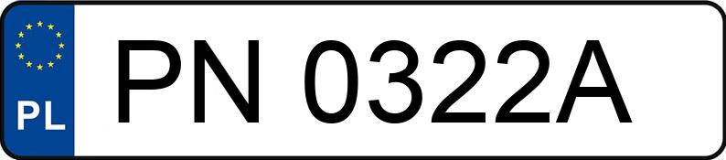 Numer rejestracyjny PN 0322A posiada MERCEDES-BENZ CLK 200 - PN0322A