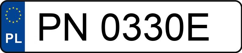 Numer rejestracyjny PN 0330E posiada BMW 320i MR`19 E6d G20 xDrive Steptronic - PN0330E