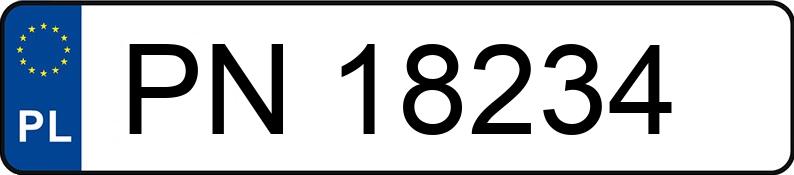 Numer rejestracyjny PN 18234 posiada OPEL OMEGA - PN18234 Numer rejestracyjny PN 18234 posiada OPEL OMEGA - PN18234