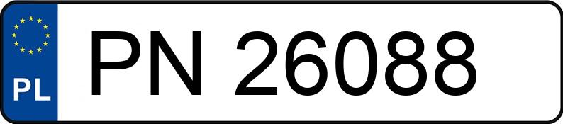 Numer rejestracyjny PN 26088 posiada OPEL CORSA - PN26088