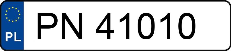 Numer rejestracyjny PN 41010 posiada BMW X3 Diesel MR`07 E4 E83 2.0D - PN41010