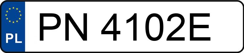 Numer rejestracyjny PN 4102E posiada VOLKSWAGEN GOLF - PN4102E