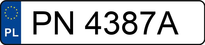 Numer rejestracyjny PN 4387A posiada VOLKSWAGEN JETTA - PN4387A