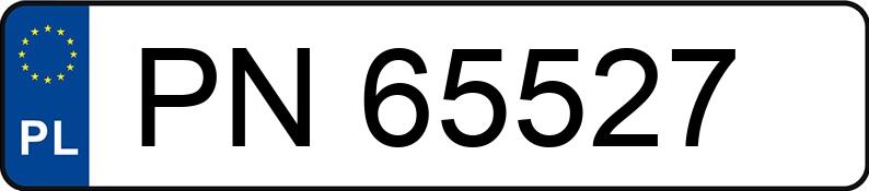 Numer rejestracyjny PN 65527 posiada BMW X5 - PN65527