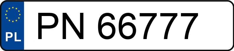 Numer rejestracyjny PN 66777 posiada RENAULT Laguna II 2.0 MR`05 E4 Luxe Dynamique - PN66777