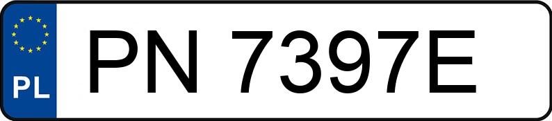 Numer rejestracyjny PN 7397E posiada VOLKSWAGEN TOUAREG - PN7397E