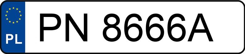 Numer rejestracyjny PN 8666A posiada MAZDA 6 - 2.5 MR`08 E4 Sport - PN8666A