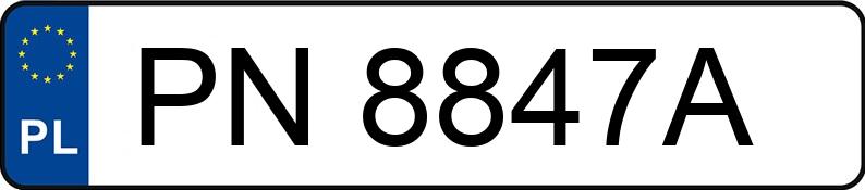 Numer rejestracyjny PN 8847A posiada BMW 318 - PN8847A