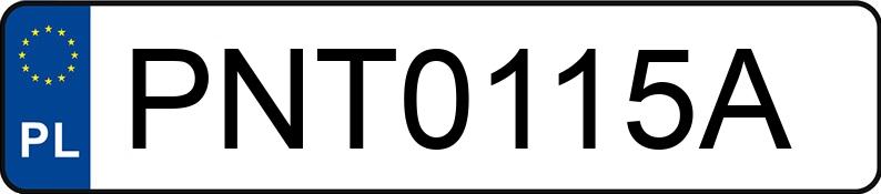 Numer rejestracyjny PNT 0115A posiada BMW 316i Kat. MR`01 E3 E46 316i Kat. MR`01 E3 E46 - PNT0115A