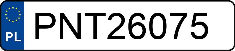 Numer rejestracyjny PNT 26075 posiada RENAULT MEGANE - PNT26075