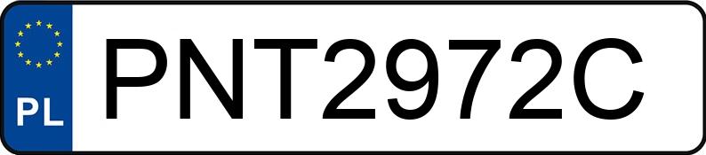 Numer rejestracyjny PNT 2972C posiada VOLKSWAGEN GOLF - PNT2972C