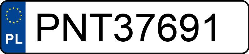 Numer rejestracyjny PNT 37691 posiada OPEL VECTRA - PNT37691