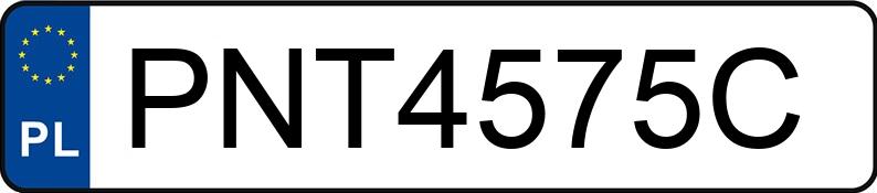 Numer rejestracyjny PNT 4575C posiada DODGE CHARGER - PNT4575C Numer rejestracyjny PNT 4575C posiada DODGE CHARGER - PNT4575C
