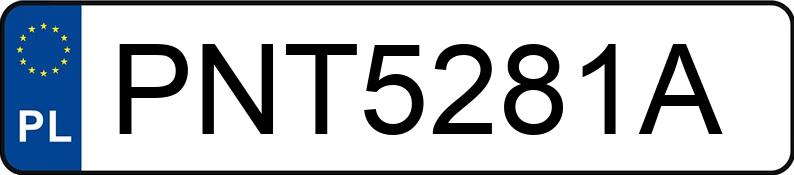Numer rejestracyjny PNT 5281A posiada AUDI A4 AVANT - PNT5281A
