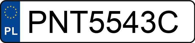 Numer rejestracyjny PNT 5543C posiada FORD MONDEO - PNT5543C