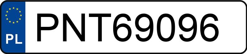 Numer rejestracyjny PNT 69096 posiada BMW 560 - PNT69096