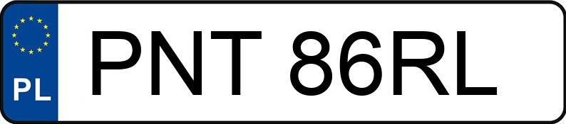 Numer rejestracyjny PNT 86RL posiada MERCEDES-BENZ C 180 - PNT86RL
