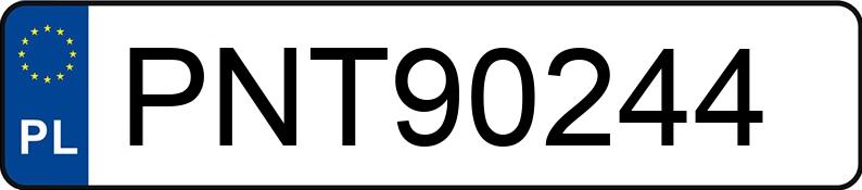 Numer rejestracyjny PNT 90244 posiada DAF XF 480 FT H4EN3 - PNT90244