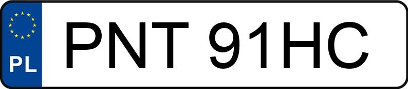 Numer rejestracyjny PNT 91HC posiada VOLKSWAGEN SHARAN - PNT91HC