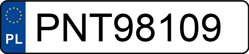 Numer rejestracyjny PNT 98109 posiada RENAULT LAGUNA - PNT98109