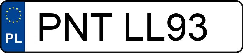 Numer rejestracyjny PNT LL93 posiada ALFARAD AD200 LION BS200AU-11B - PNTLL93