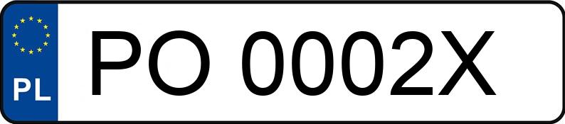 Numer rejestracyjny PO 0002X posiada BMW 628 CSI - PO0002X