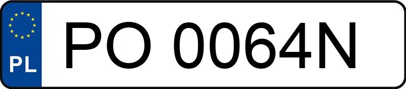 Numer rejestracyjny PO 0064N posiada JEEP EBRO BRAVO PECJ3B - PO0064N