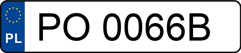 Numer rejestracyjny PO 0066B posiada PEUGEOT 306 1.4KAT - PO0066B