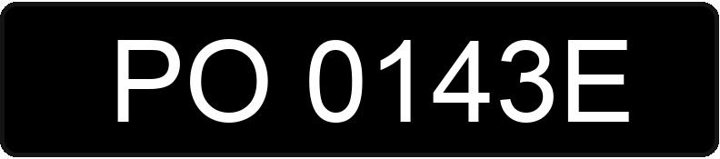 Numer rejestracyjny PO 0143E posiada FSO-WARSZAWA 125P - PO0143E