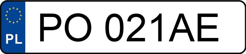 Numer rejestracyjny PO 021AE posiada FORD MONDEO - PO021AE Numer rejestracyjny PO 021AE posiada FORD MONDEO - PO021AE
