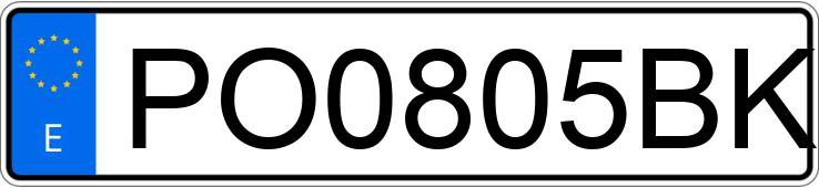 Numer rejestracyjny PO0805BK posiada SEAT IBIZA Numer rejestracyjny PO0805BK posiada SEAT IBIZA