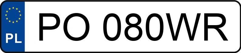 Numer rejestracyjny PO 080WR posiada RENAULT Laguna II Grandtour 1.9 DCI MR`01 E3 Galileo - PO080WR