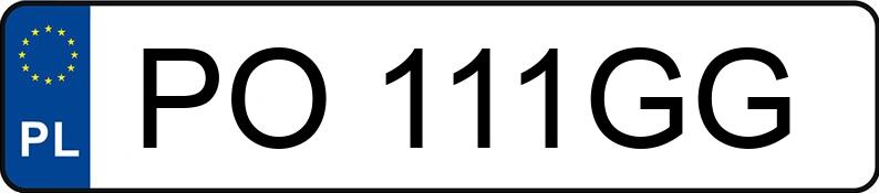 Numer rejestracyjny PO 111GG posiada PEUGEOT 307 2.0 MR`01 E3 XT - PO111GG