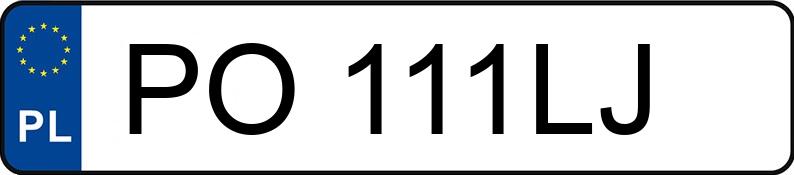 Numer rejestracyjny PO 111LJ posiada FORD FOCUS - PO111LJ