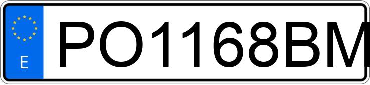 Numer rejestracyjny PO1168BM posiada SEAT IBIZA Numer rejestracyjny PO1168BM posiada SEAT IBIZA