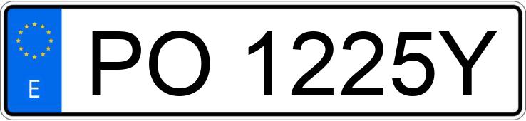 Numer rejestracyjny PO1225Y posiada SEAT MALAGA Numer rejestracyjny PO1225Y posiada SEAT MALAGA