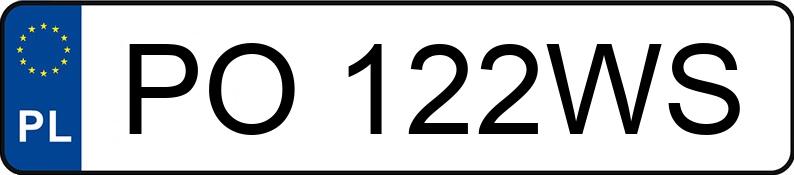 Numer rejestracyjny PO 122WS posiada MAZDA CX-7 - PO122WS Numer rejestracyjny PO 122WS posiada MAZDA CX-7 - PO122WS