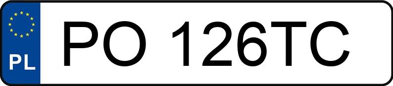 Numer rejestracyjny PO 126TC posiada FSM-BIELSKO BIAŁA POLSKI FIAT 126 - PO126TC