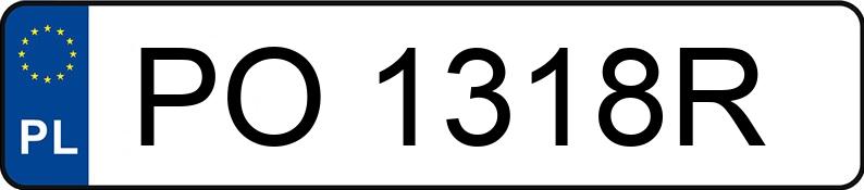 Numer rejestracyjny PO 1318R posiada CITROEN BERLINGO 2.0 HDI - PO1318R