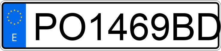 Numer rejestracyjny PO1469BD posiada RENAULT LAGUNA