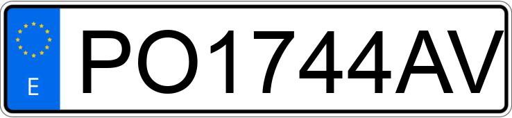 Numer rejestracyjny PO1744AV posiada PEUGEOT 106