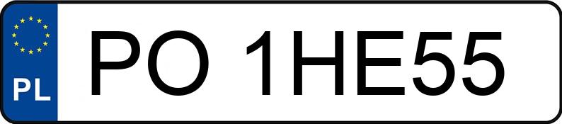 Numer rejestracyjny PO 1HE55 posiada AUDI A6 AVANT - PO1HE55