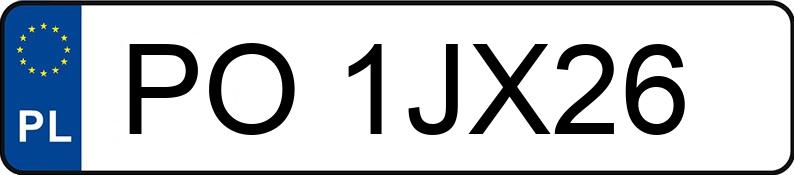 Numer rejestracyjny PO 1JX26 posiada TOYOTA Yaris 1.5 MR`17 E6c Selection - PO1JX26