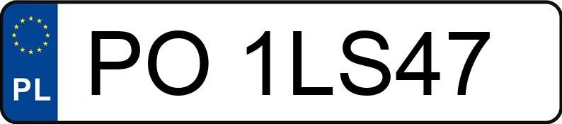 Numer rejestracyjny PO 1LS47 posiada SEAT Ibiza 1.0 TSI MR`17 E6d FR S&S Aut. - PO1LS47