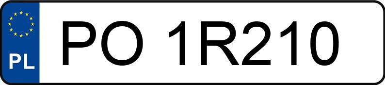 Numer rejestracyjny PO 1R210 posiada JEEP GRAND CHEROKEE - PO1R210