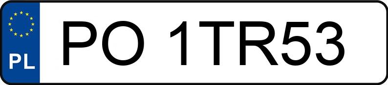 Numer rejestracyjny PO 1TR53 posiada RENAULT KADJAR - PO1TR53