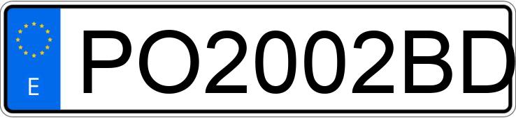 Numer rejestracyjny PO2002BD posiada CITROEN BX Numer rejestracyjny PO2002BD posiada CITROEN BX