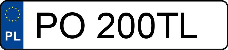 Numer rejestracyjny PO 200TL posiada BENTLEY Continental GT 6.0 Kat. MR`05 E4 GT - PO200TL